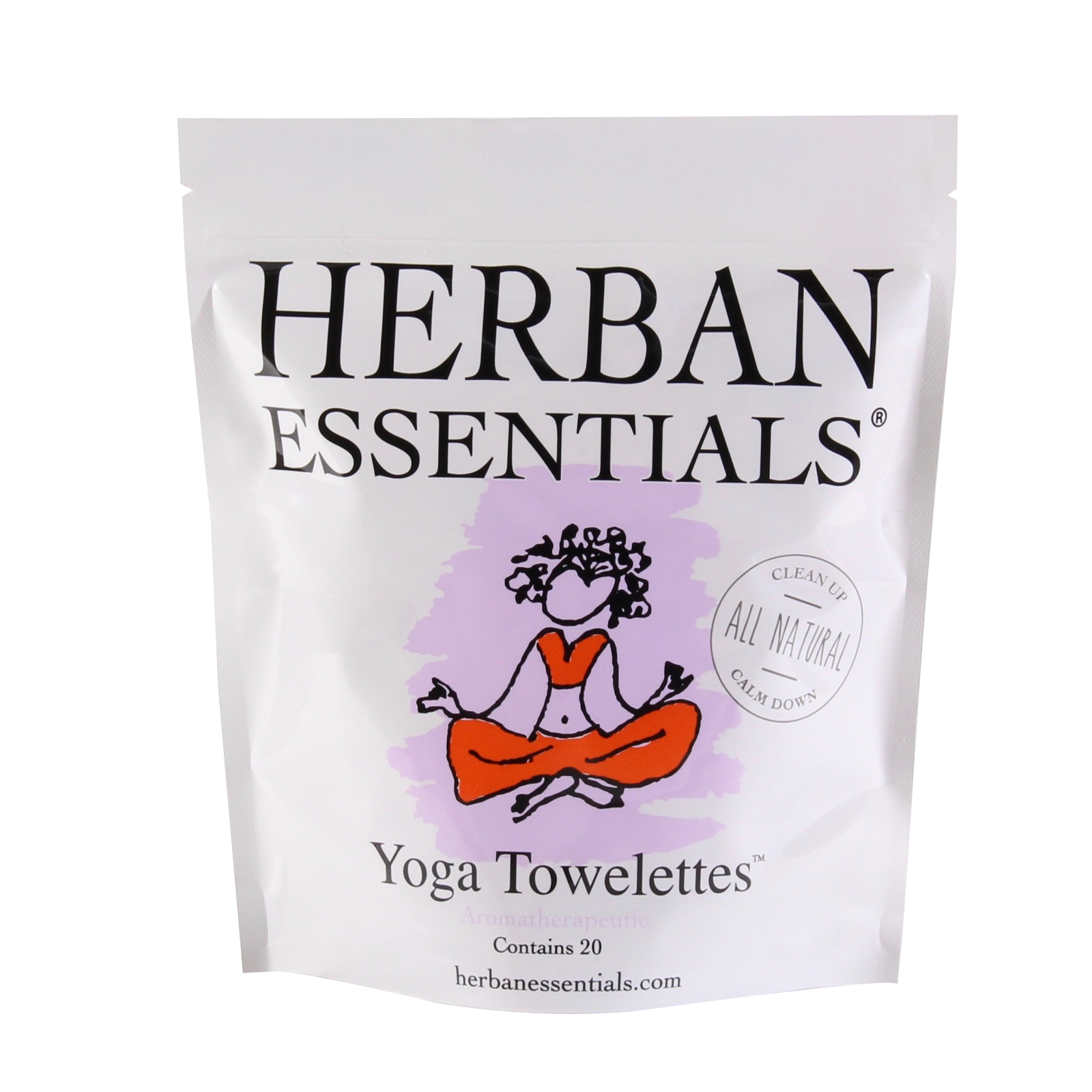 Yoga Towelettes (20 Count) - Herban Essentials