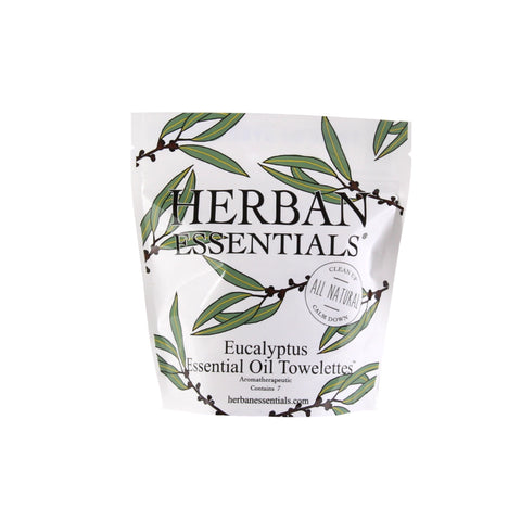 Eucalyptus Towelettes (Available in 7 & 20 Count)
