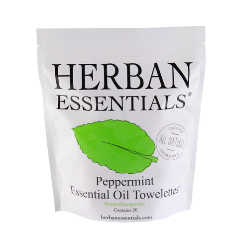 Peppermint Towelettes (Available in 7 & 20 Count)